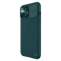 Apple iPhone 13 Pro Max skal grön Nillkin CamShield Leather 