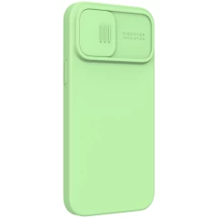 Apple iPhone 13 Pro Max case green Nillkin CamShield Silky Silicon 