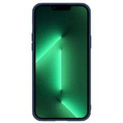 Apple iPhone 13 Pro Max case blue Nillkin CamShield Leather S