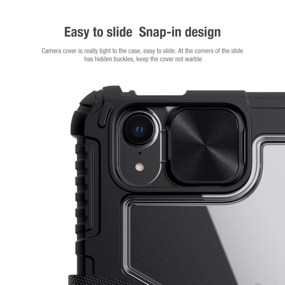 Apple iPad Mini 6 Planšetės dėklas pilkas Nillkin Bumper Leather  Pro