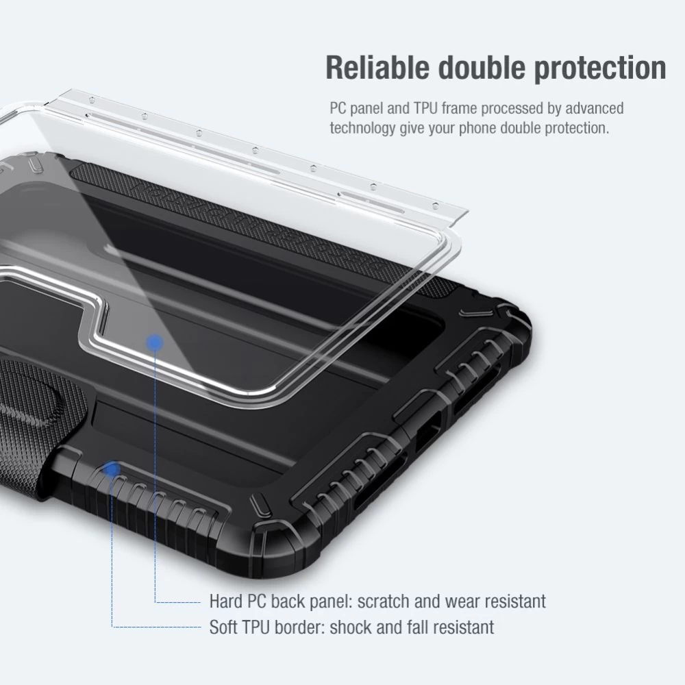 Apple iPad Mini 6 Planšetės dėklas pilkas Nillkin Bumper Leather  Pro