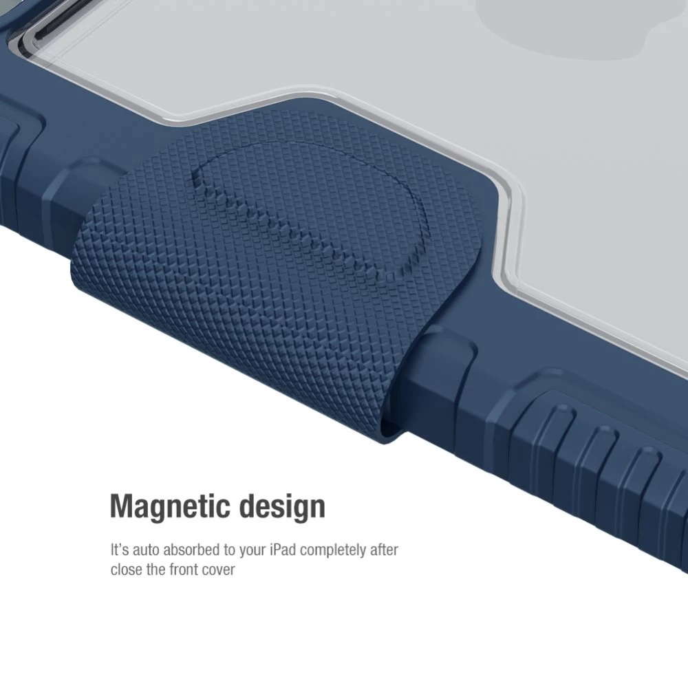 Apple iPad Mini 6 Planšetės dėklas pilkas Nillkin Bumper Leather  Pro