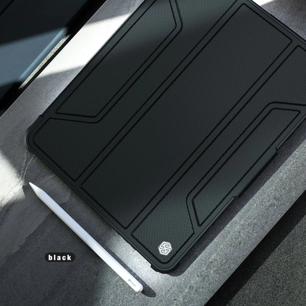 Apple iPad Mini 6 Planšetės dėklas pilkas Nillkin Bumper Leather  Pro