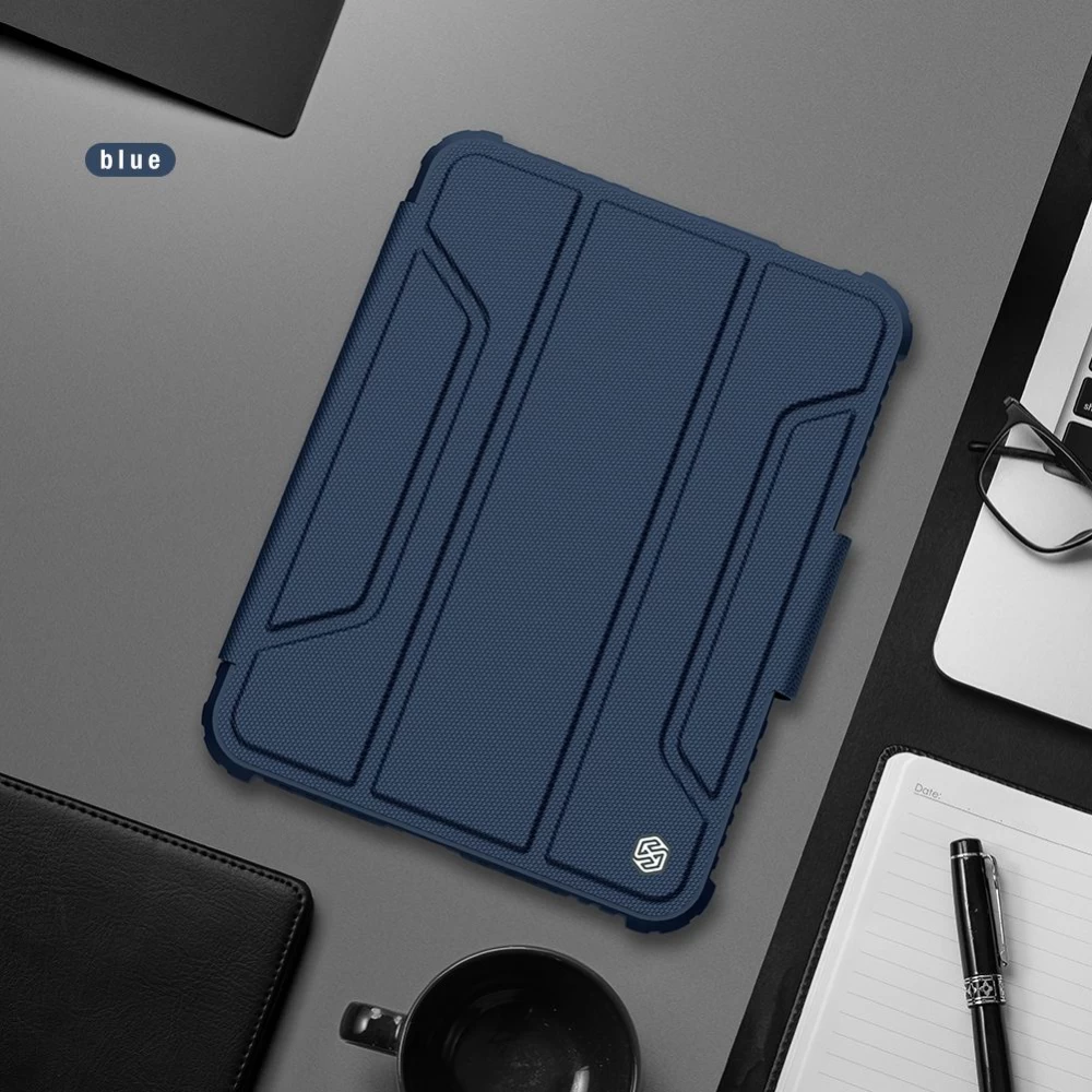 Apple iPad Mini 6 Planšetės dėklas pilkas Nillkin Bumper Leather  Pro