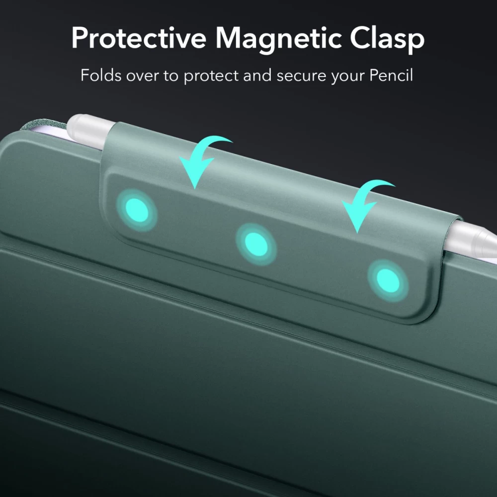 Apple iPad Mini 6 Planšetės dėklas žalia ESR Rebound Magnetic  2021
