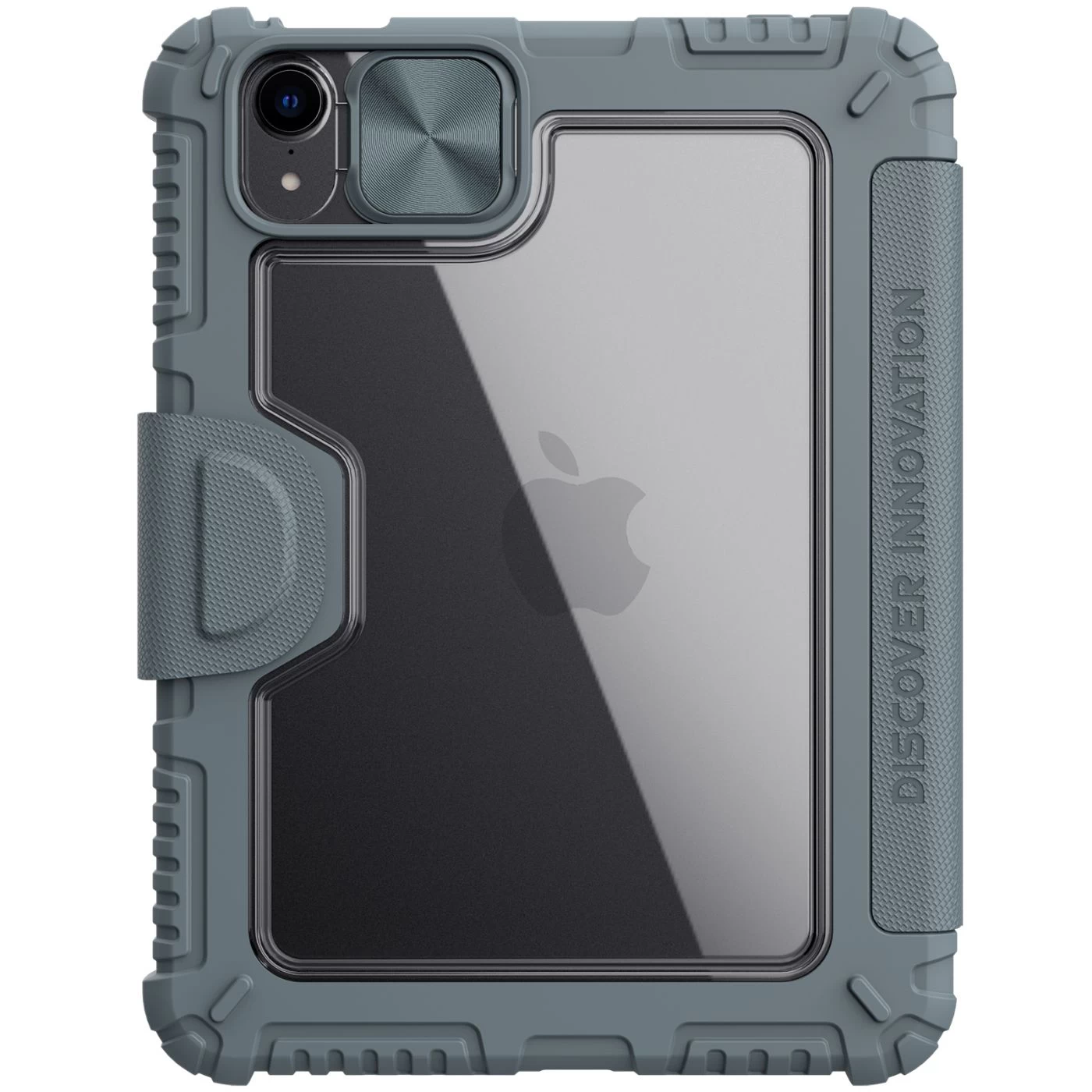 Apple iPad Mini 6 Planšetės dėklas pilkas Nillkin Bumper Leather  Pro