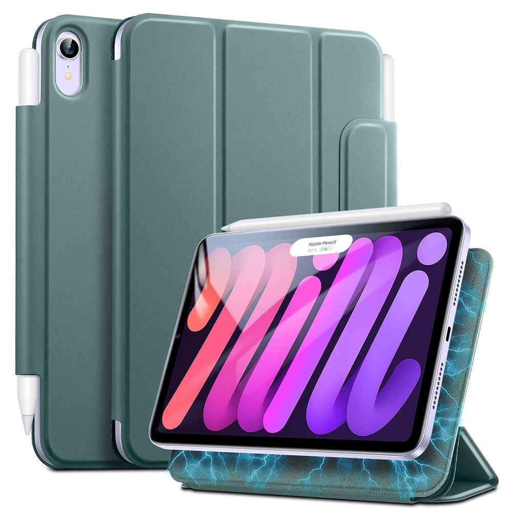 Apple iPad Mini 6 Planšetės dėklas žalia ESR Rebound Magnetic  2021