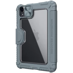 Apple iPad Mini 6 Planšetės dėklas pilkas Nillkin Bumper Leather  Pro