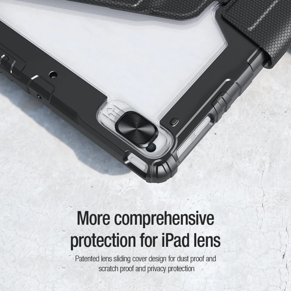 Apple iPad 10.2 9th Gen (2021) Planšetės dėklas Juoda NILLKIN Bumper SnapSafe