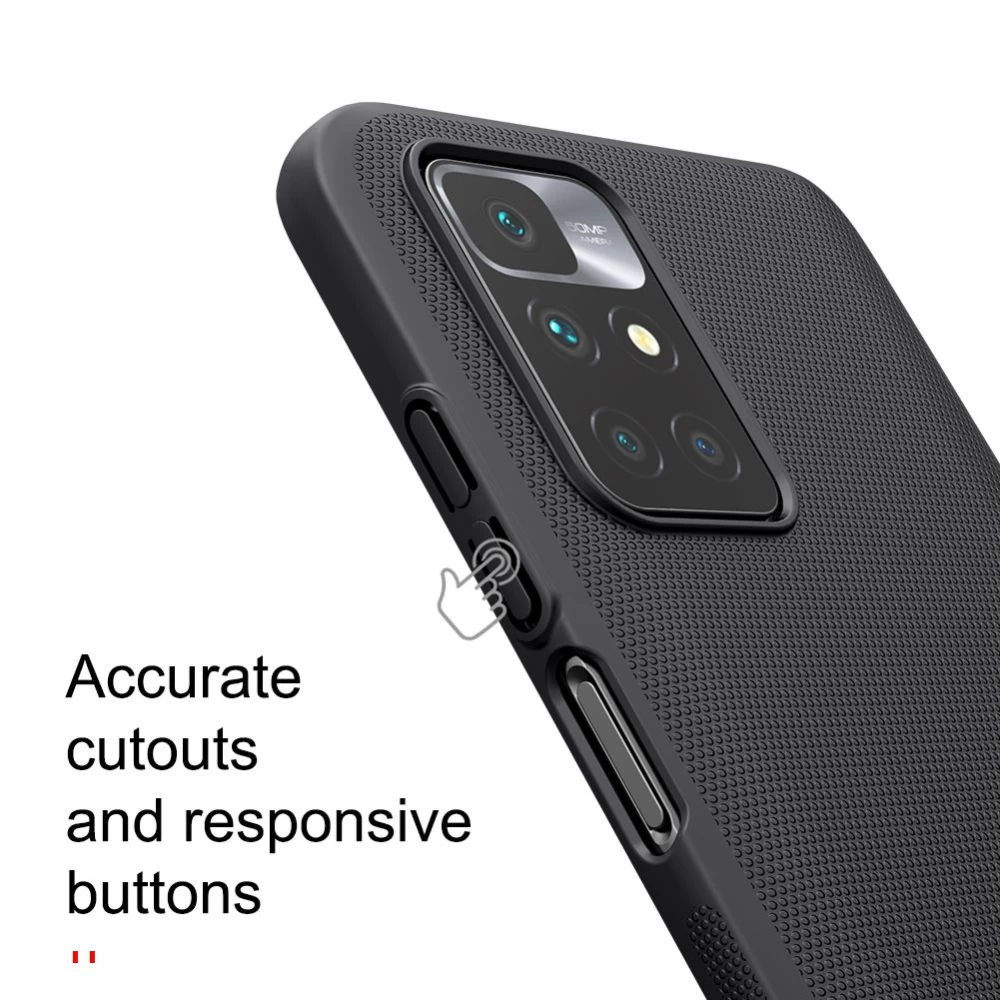 Xiaomi RedMi 10 skal vit Nillkin Super Frosted Shield  Redmi / Prime