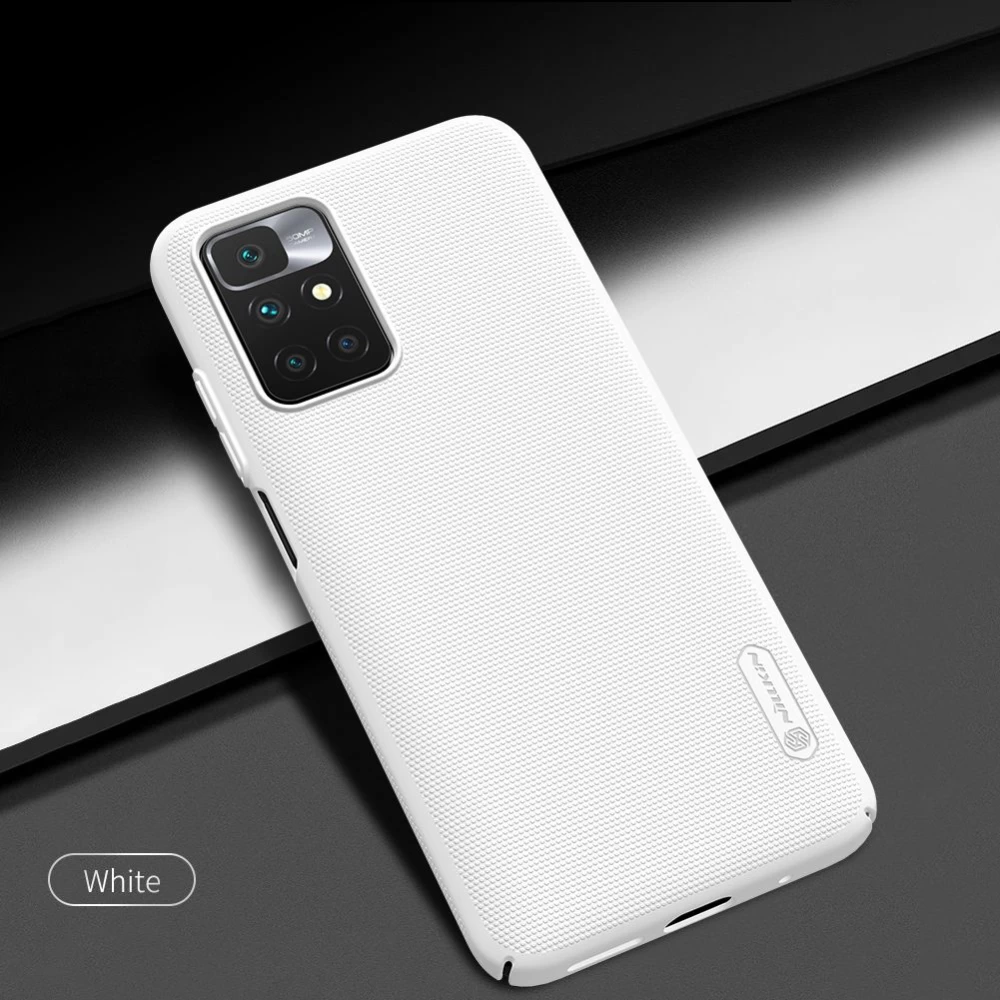 Xiaomi RedMi 10 skal vit Nillkin Super Frosted Shield  Redmi / Prime