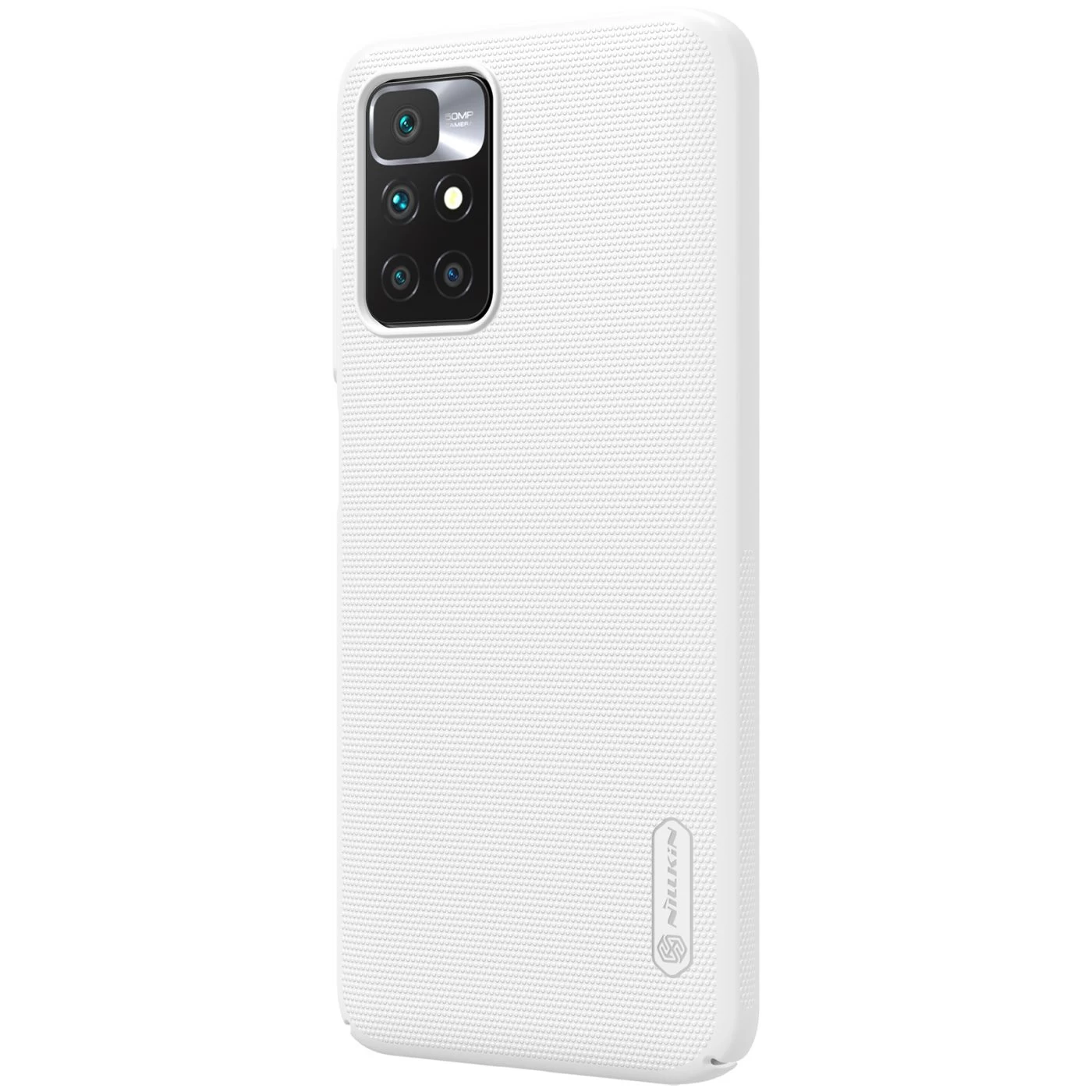 Xiaomi RedMi 10 Prime vāciņš balts Nillkin Super Frosted Shield