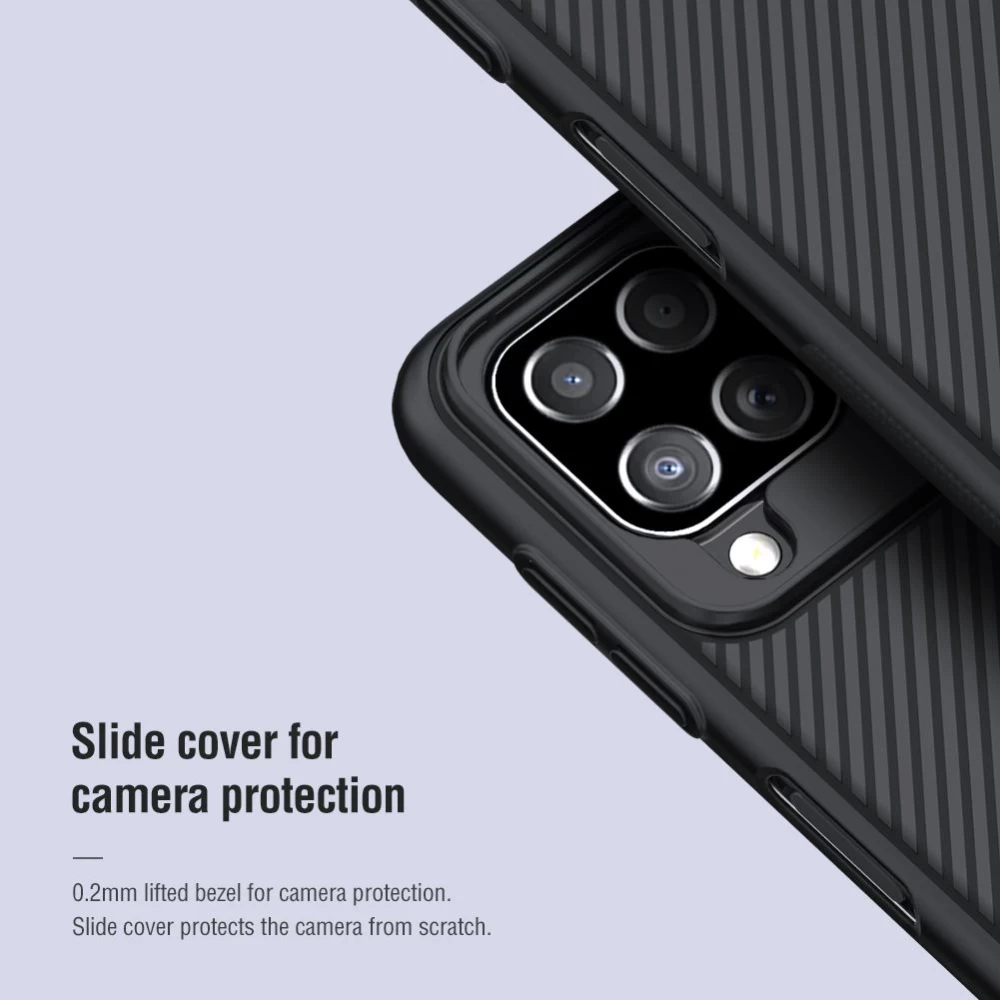 Samsung Galaxy A22 4G vāciņš melns Nillkin CamShield 