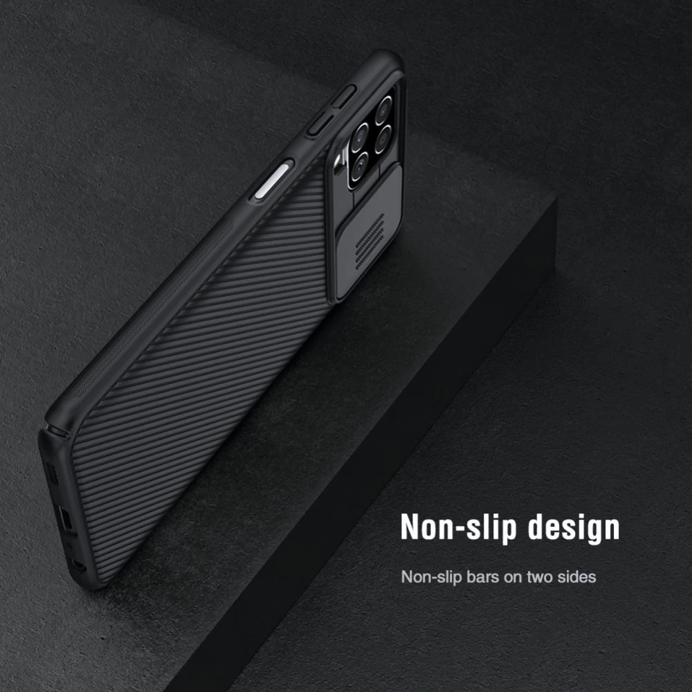 Samsung Galaxy A22 4G vāciņš melns Nillkin CamShield 