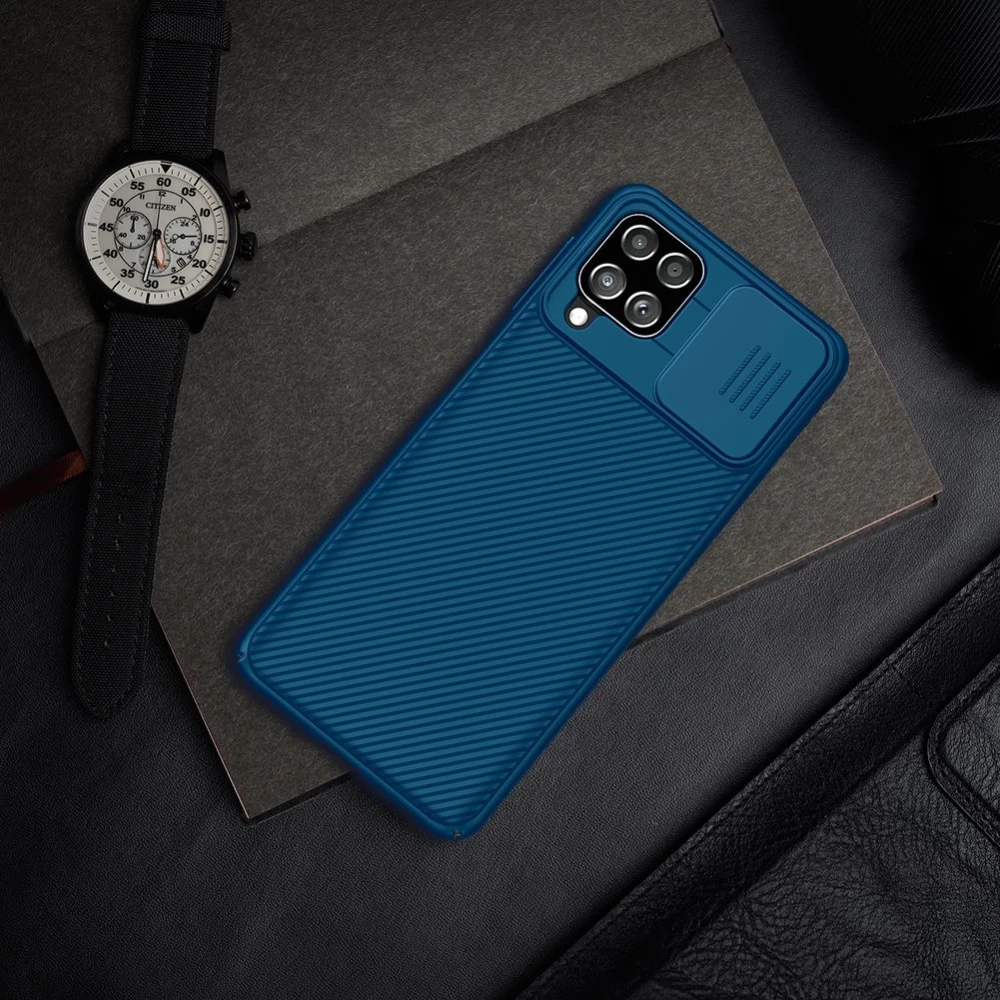 Samsung Galaxy A22 4G vāciņš melns Nillkin CamShield 