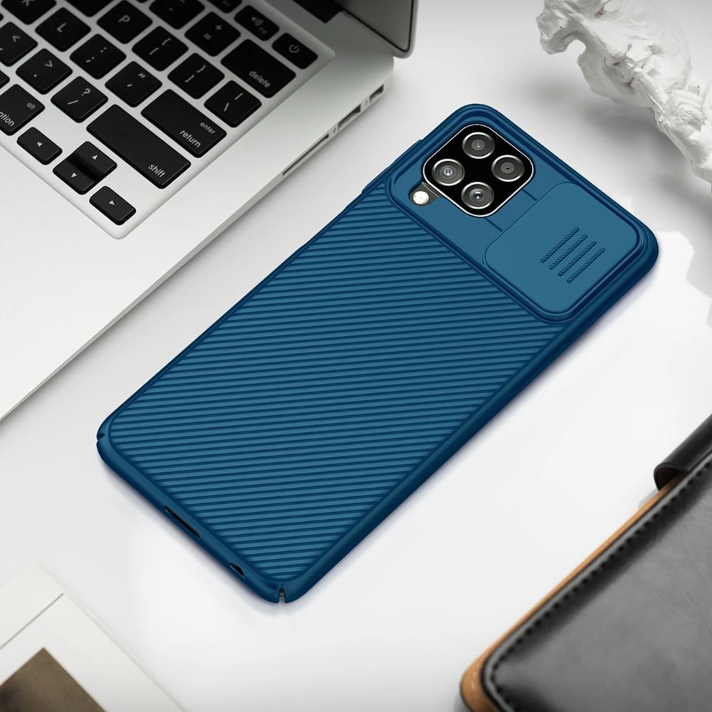 Samsung Galaxy A22 4G vāciņš melns Nillkin CamShield 