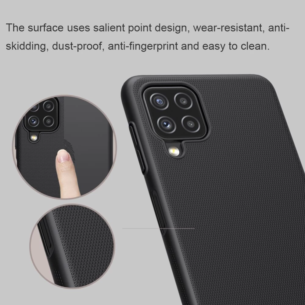 Samsung Galaxy A22 4G vāciņš zils Nillkin Super Frosted Shield