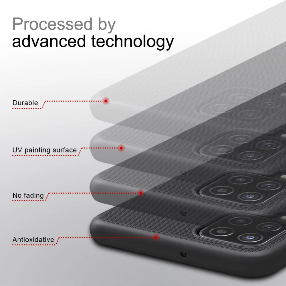Samsung Galaxy A22 4G vāciņš zils Nillkin Super Frosted Shield