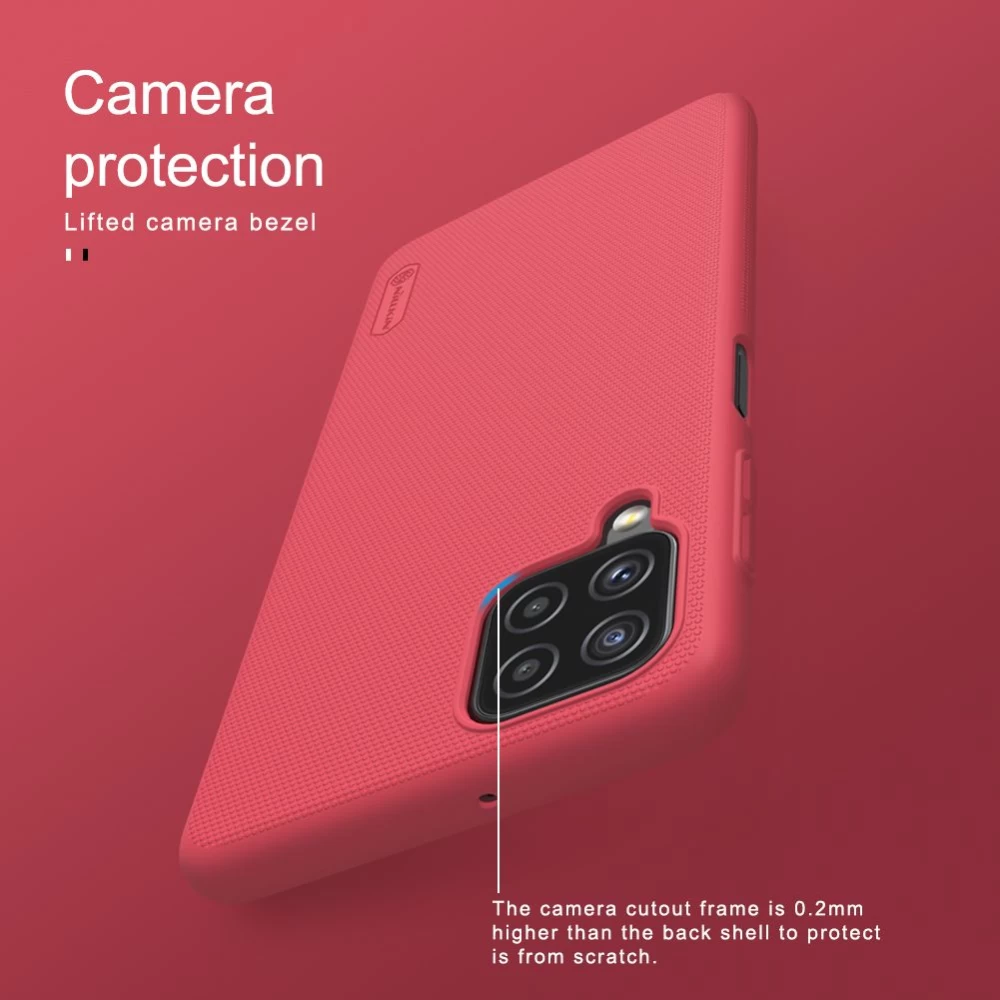 Samsung Galaxy A22 4G vāciņš zils Nillkin Super Frosted Shield