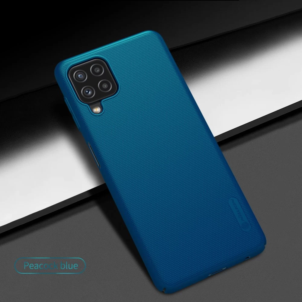 Samsung Galaxy A22 4G vāciņš zils Nillkin Super Frosted Shield