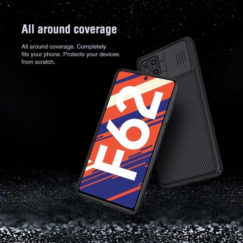 Samsung Galaxy A22 4G dėklas mėlyna Nillkin CamShield  4G/LTE