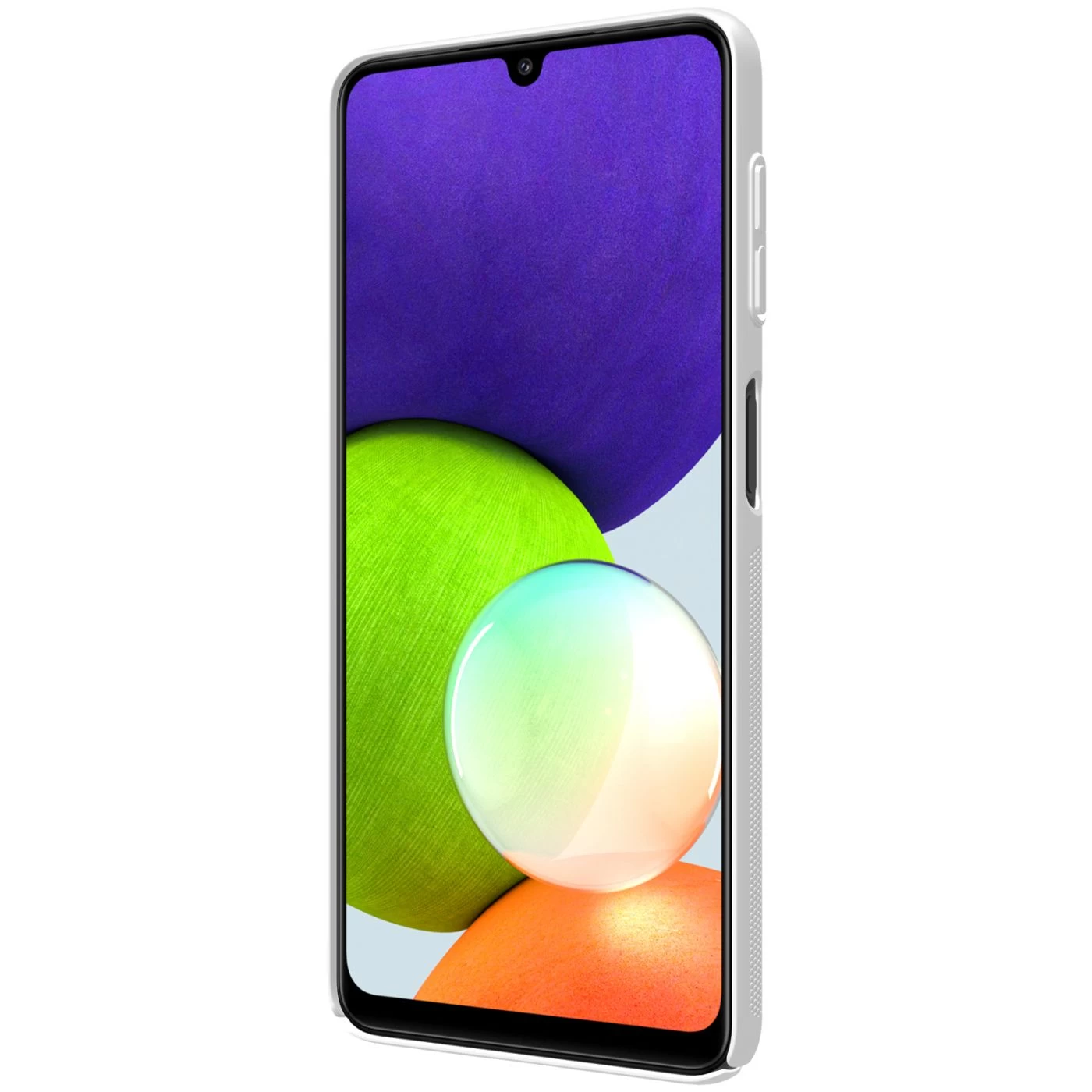 Samsung Galaxy A22 4G vāciņš balts Nillkin Super Frosted Shield