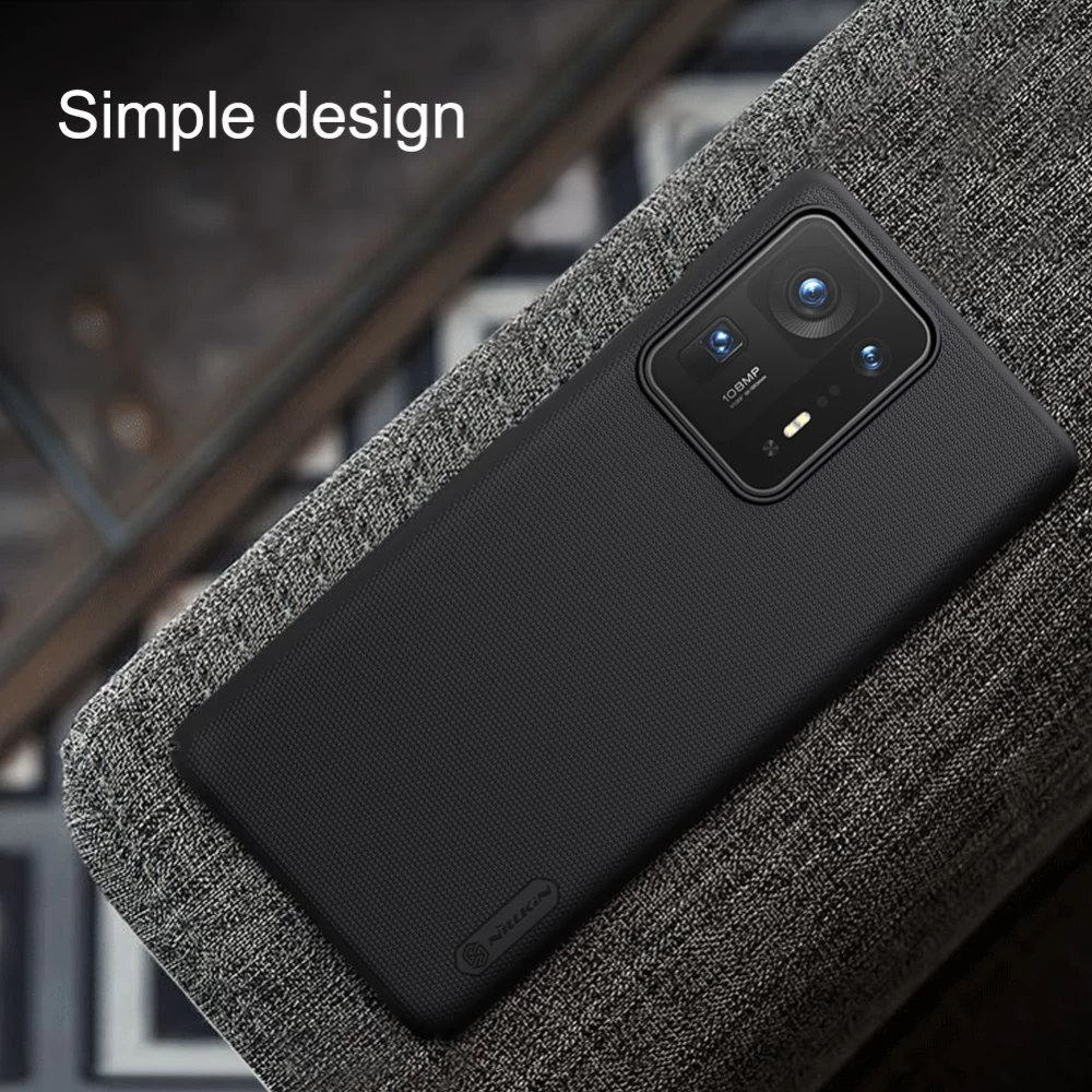 Xiaomi Mi Mix 4 vāciņš melns Nillkin Super Frosted Shield