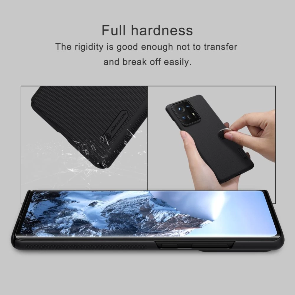 Xiaomi Mi Mix 4 vāciņš melns Nillkin Super Frosted Shield