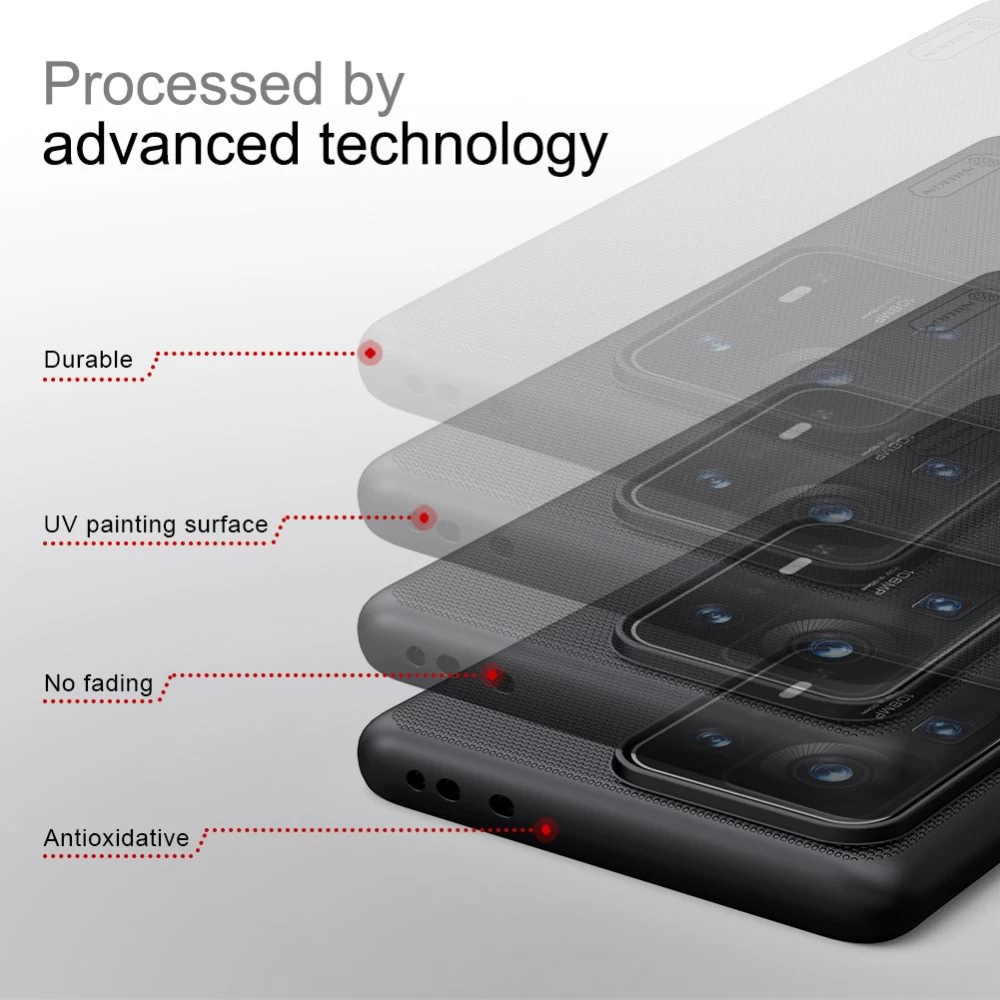 Xiaomi Mi Mix 4 vāciņš melns Nillkin Super Frosted Shield