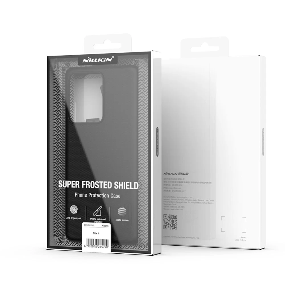 Xiaomi Mi Mix 4 vāciņš melns Nillkin Super Frosted Shield