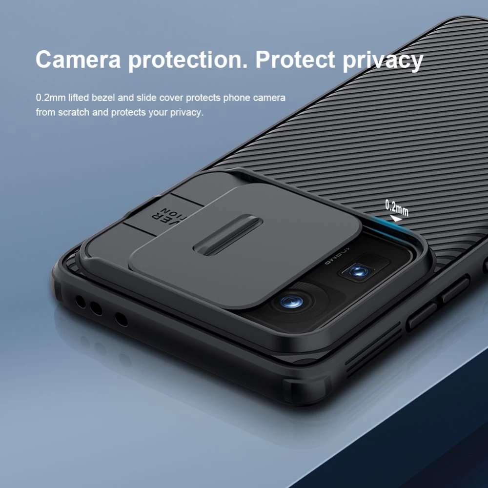 Xiaomi Mi Mix 4 vāciņš melns Nillkin CamShield PRO