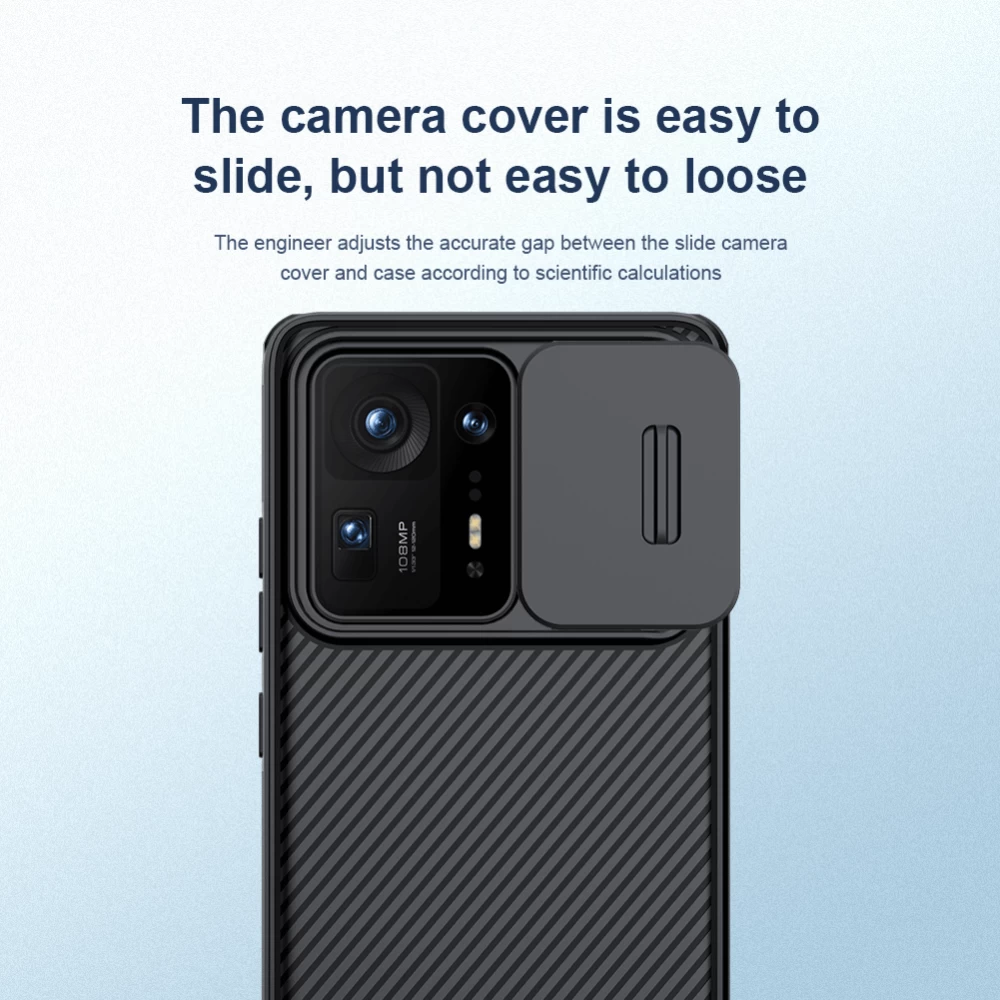 Xiaomi Mi Mix 4 vāciņš melns Nillkin CamShield PRO