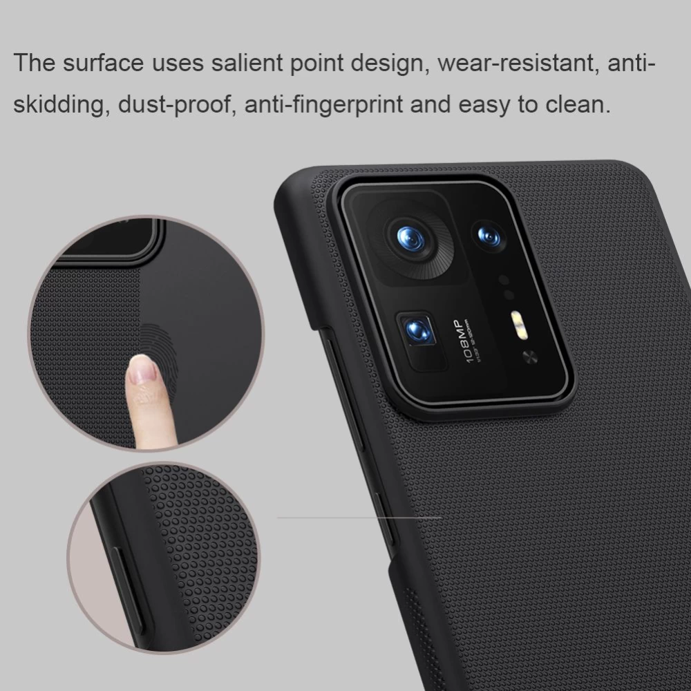 Xiaomi Mi Mix 4 skal röd Nillkin Super Frosted Shield