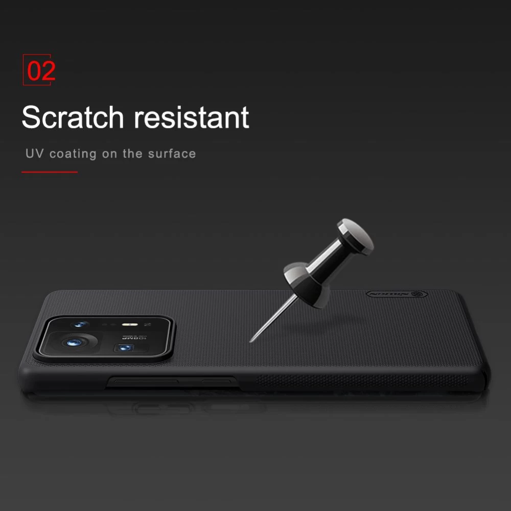 Xiaomi Mi Mix 4 skal röd Nillkin Super Frosted Shield