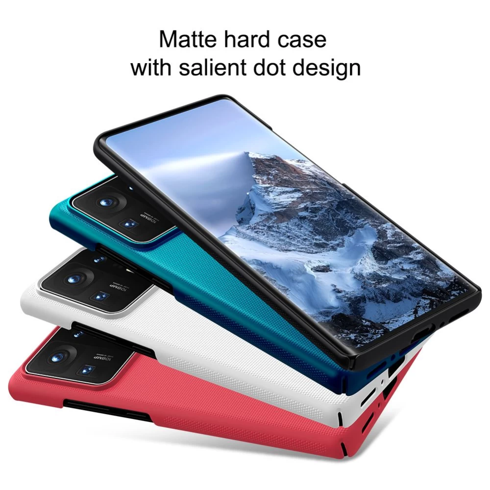 Xiaomi Mi Mix 4 чехол синий Nillkin Super Frosted Shield
