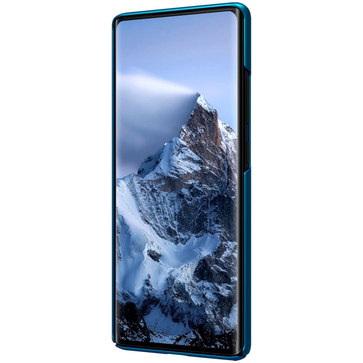 Xiaomi Mi Mix 4 чехол синий Nillkin Super Frosted Shield