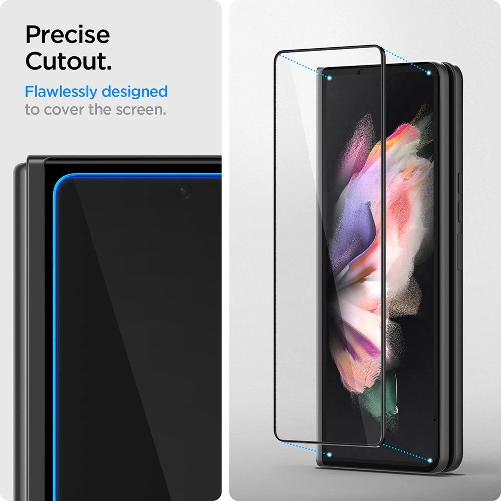 Samsung Galaxy Z Fold 3 aizsargstikls  SPIGEN Glass FC & Hinge Film