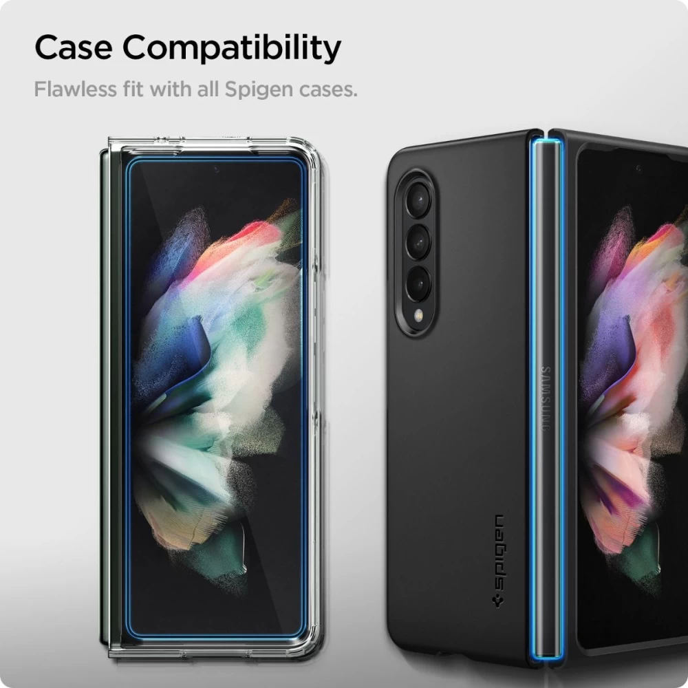 Samsung Galaxy Z Fold 3 aizsargstikls  SPIGEN Glass FC & Hinge Film