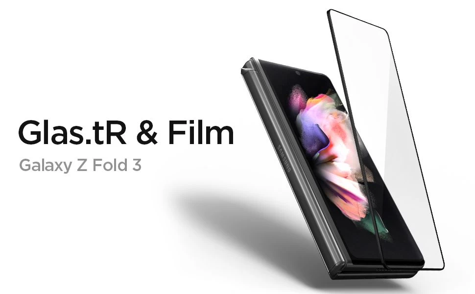 Samsung Galaxy Z Fold 3 aizsargstikls  SPIGEN Glass FC & Hinge Film