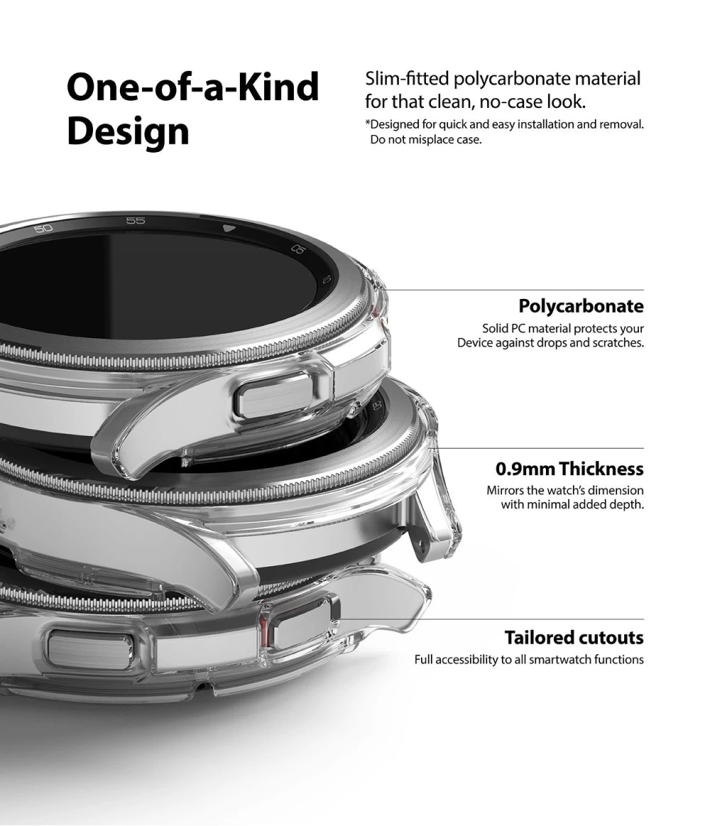 Samsung Galaxy Watch 4 band  RINGKE Slim 2-pack Classic 46mm