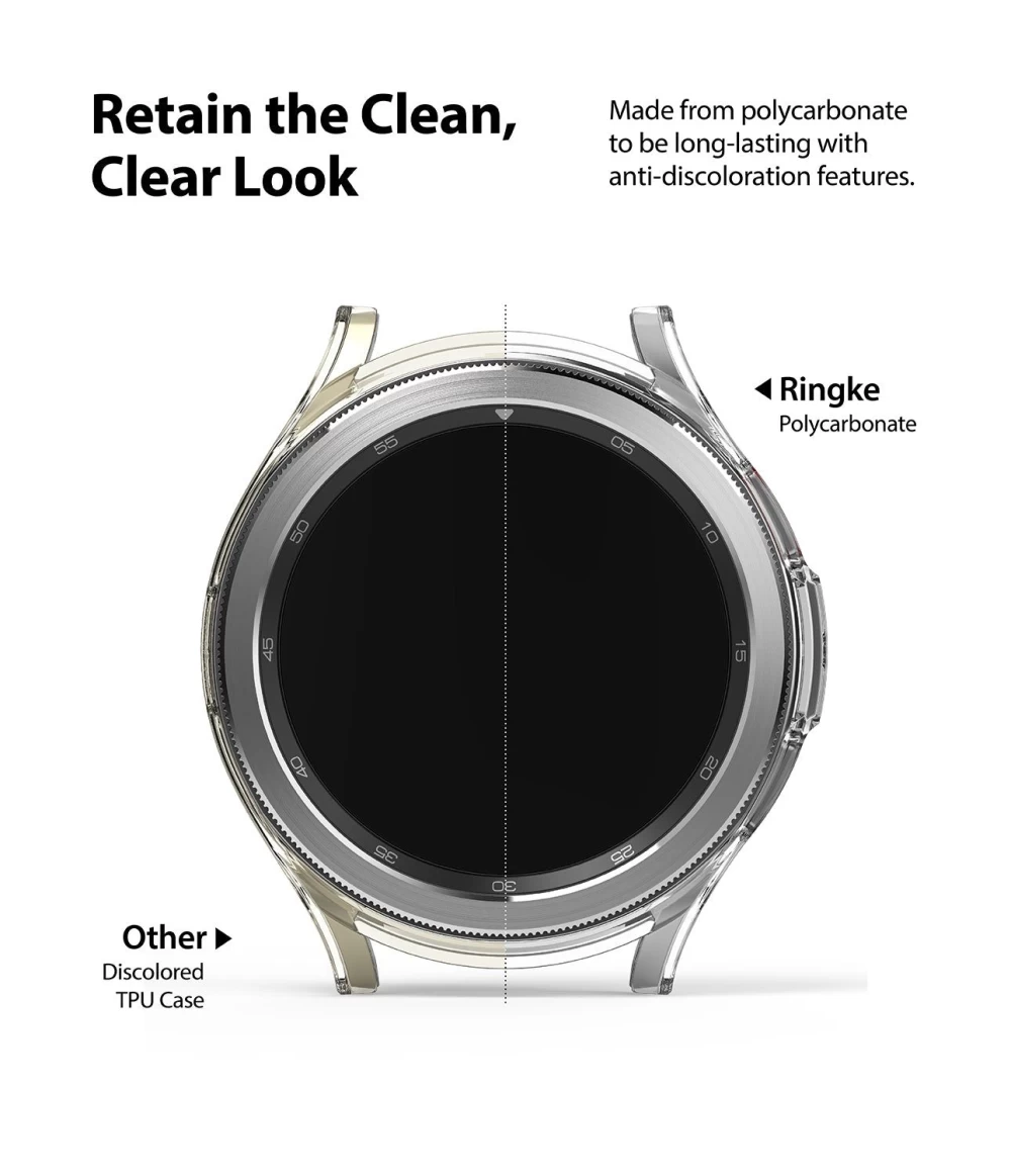 Samsung Galaxy Watch 4 band  RINGKE Slim 2-pack Classic 46mm