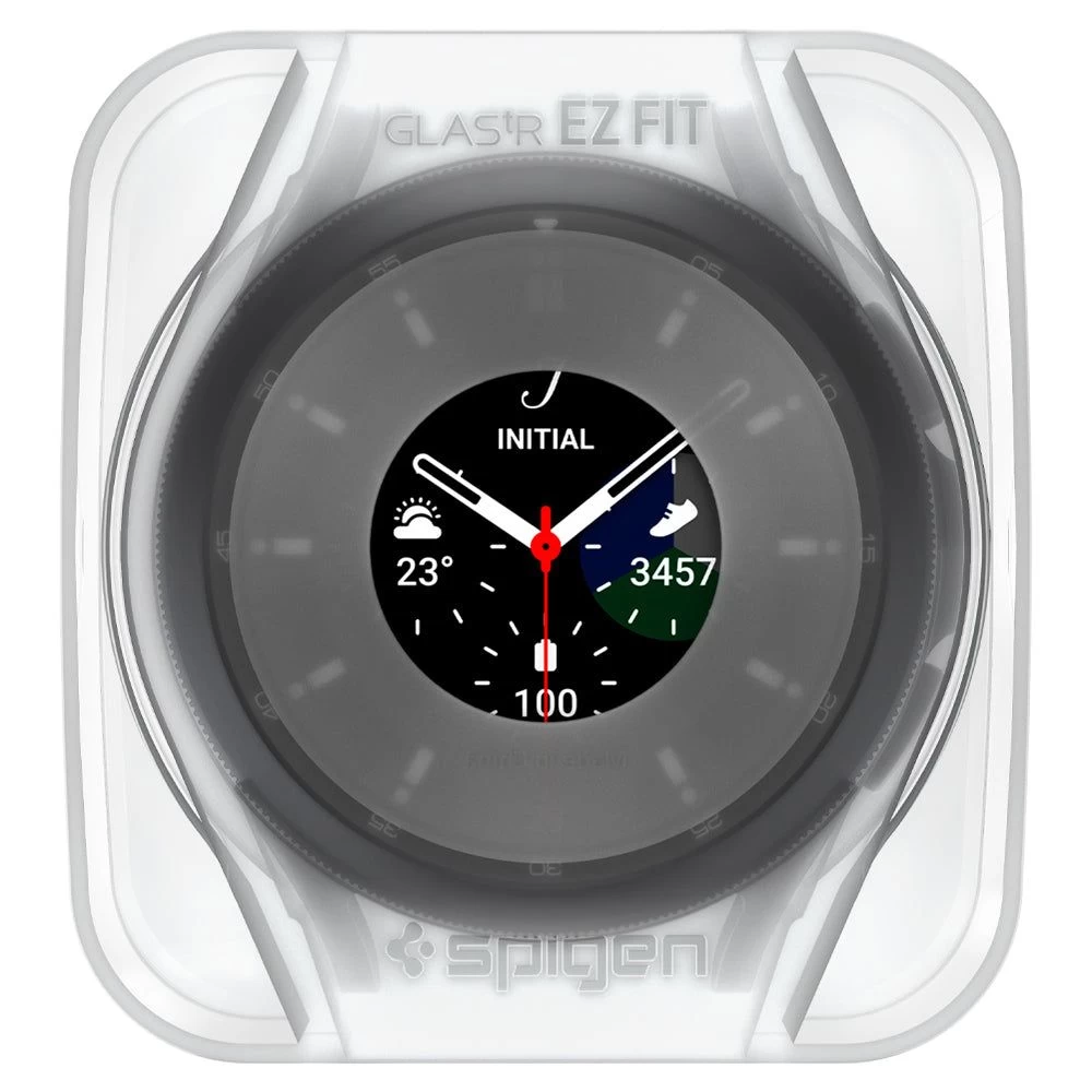 Samsung Galaxy Watch 4 защитное стекло  SPIGEN TR EZ FIT Tempered Glass Classic 42mm (2pack)