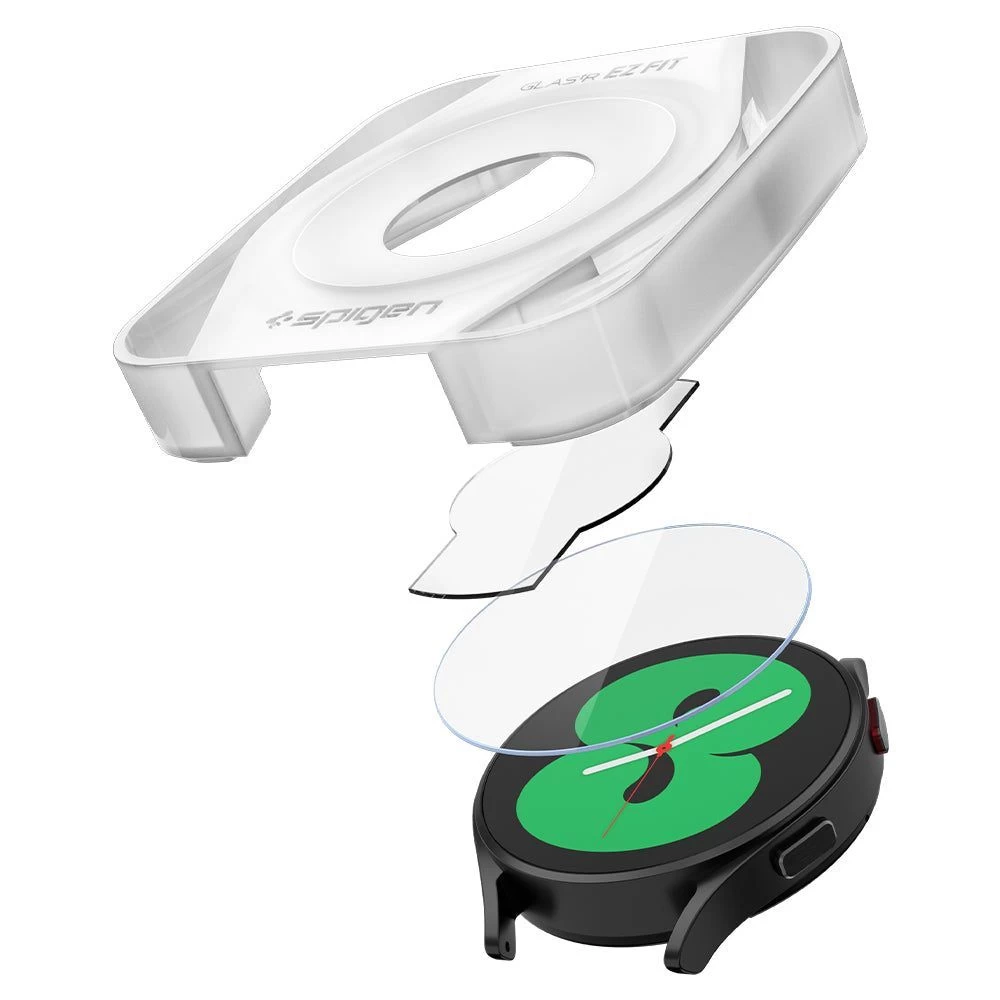 Samsung Galaxy Watch 4 защитное стекло  SPIGEN Glas.TR EZ-FIT (40mm) 2-pack