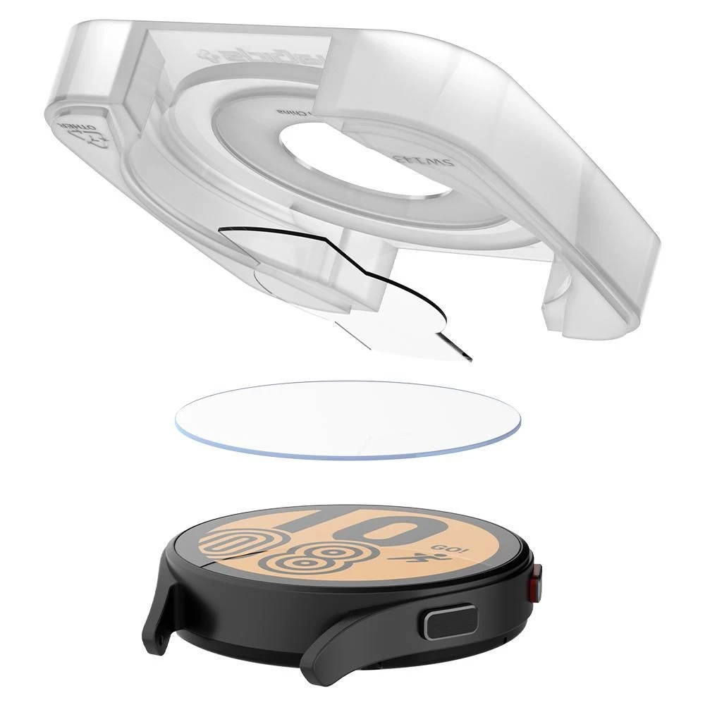 Samsung Galaxy Watch 4 защитное стекло  SPIGEN TR EZ FIT Tempered Glass 44mm (2pack)