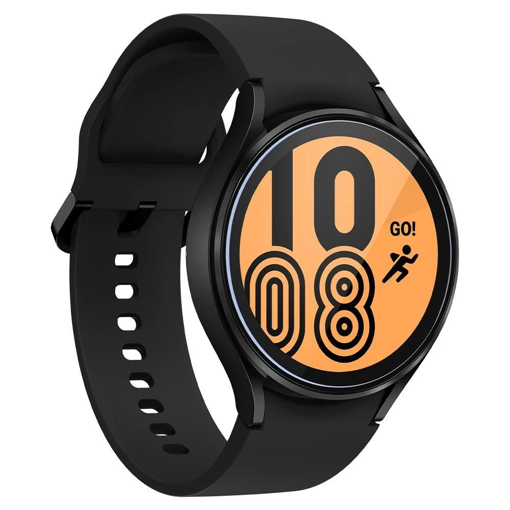 Samsung Galaxy Watch 4 защитное стекло  SPIGEN TR EZ FIT Tempered Glass 44mm (2pack)