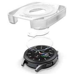Samsung Galaxy Watch 4 aizsargstikls  SPIGEN TR EZ FIT Tempered Glass Classic 42mm (2pack)