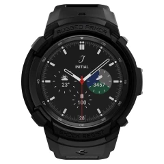 Samsung Galaxy Watch 4  melns SPIGEN Rugged Armor Pro Classic 46mm