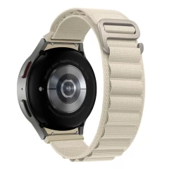 Samsung Galaxy Watch 4 telefoni ümbris valge TECH-PROTECT NYLON PRO (40 / 42 44 45 46 mm)
