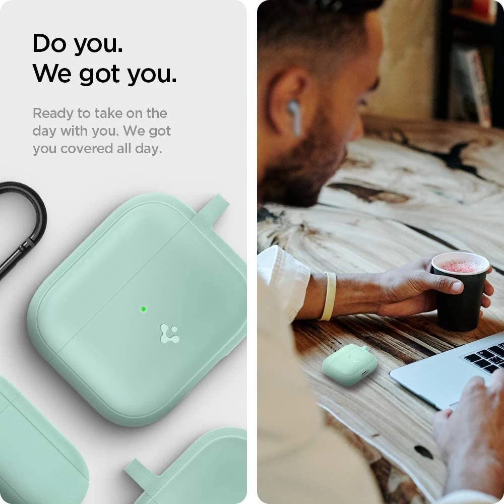 Apple AirPods 3 suojakotelo  SPIGEN Silicon Fit