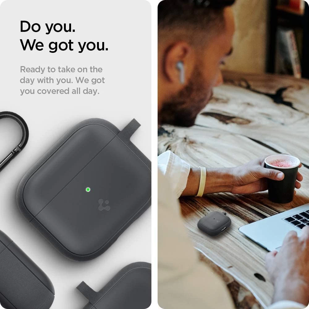 Apple AirPods 3 suojakotelo  SPIGEN Silicon Fit